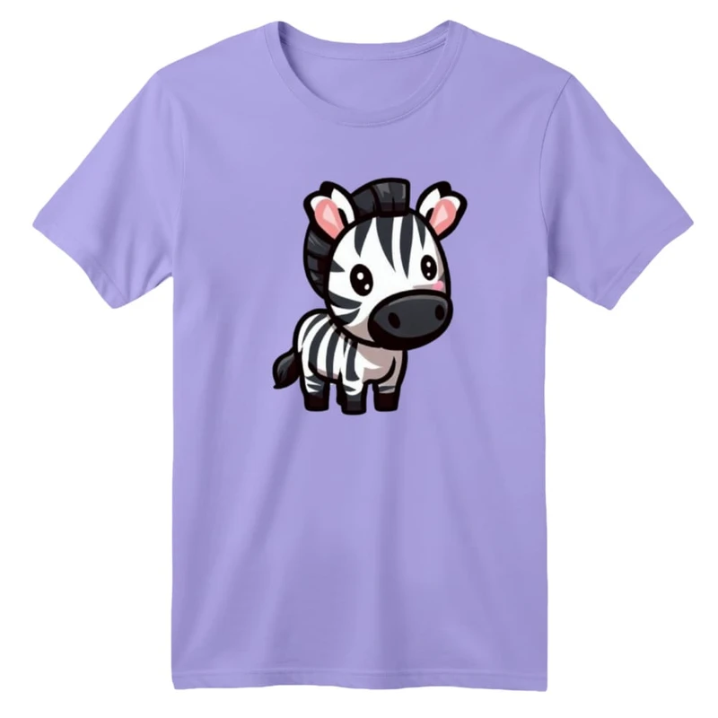 تی شرت آستین کوتاه بچگانه مدل گورخر کد ۲