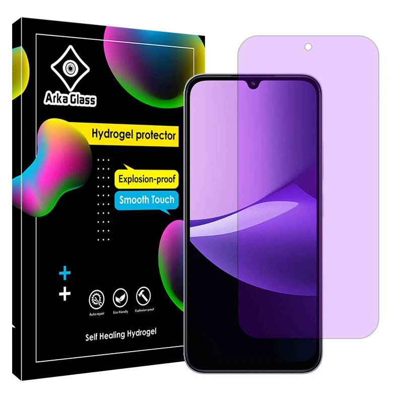 محافظ صفحه نمایش آنتی پرپل آرکا گلس مدل Eye Car مناسب برای گوشی موبایل شیائومی Redmi 15C 5G