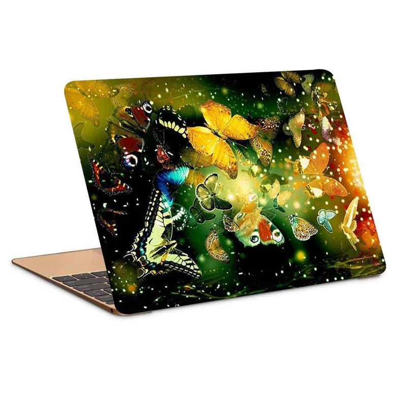 استیکر لپ تاپ طرح Butterflies-11 کد P-675 مناسب برای لپ تاپ 15.6 اینچ