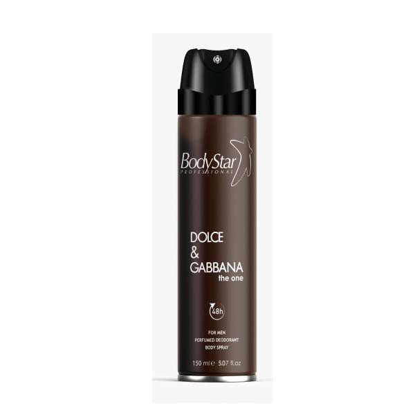 اسپری بدن مردانه بادی استار مدل DOLCEGABBANA حجم 150 میلی لیتر اسپری بدن مردانه بادی استار مدل DOLCEGABBANA حجم 150 میلی لیتر