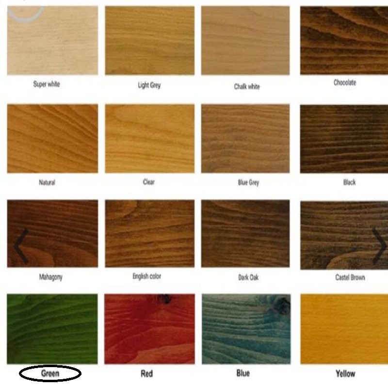 روغن سبز گیاهی چوب دو جزیی هیکسون دکور مدل 2C.GR حجم 300 میلی لیتر