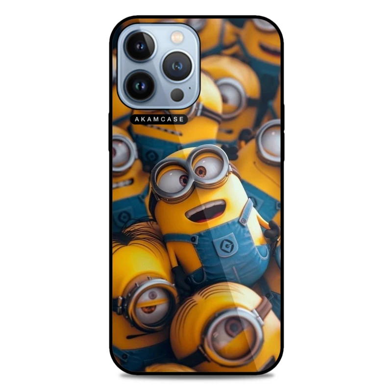 کاور آکام مدل AMC-WA13PROMAX-MINIONS1 مناسب برای گوشی موبایل اپل iPhone 13 Pro Max