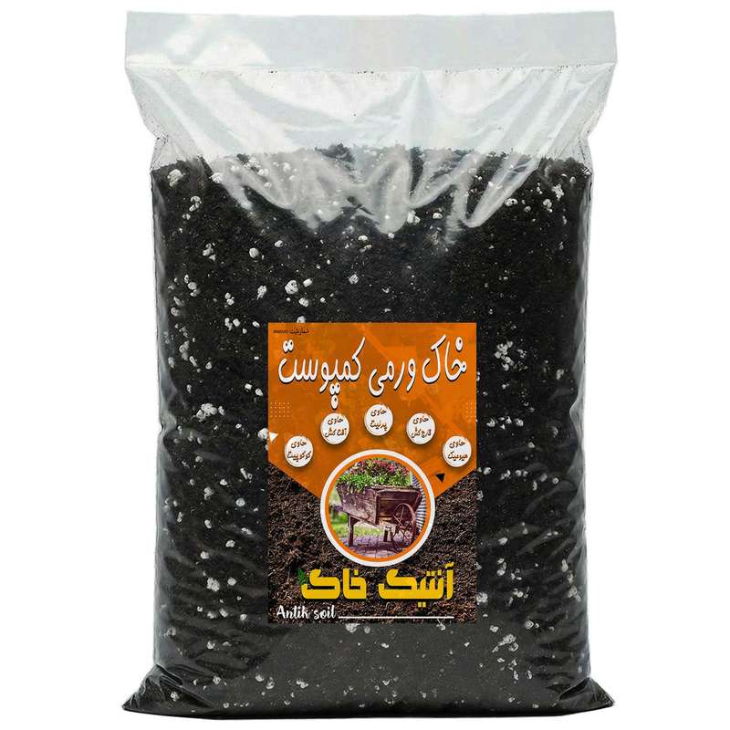 خاک ورمی کمپوست آنتیک خاک مدل 10LR وزن 5 کیلوگرم
