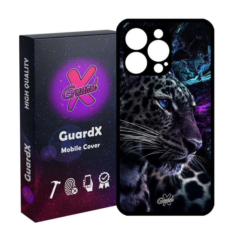 کاور گارد ایکس طرح پلنگ مدل Glass10250 مناسب برای گوشی موبایل اپل iPhone 13 Pro