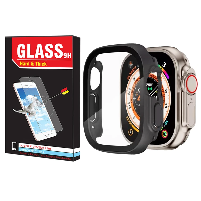 کاور هارد اند تیک مدل PolyPro HT مناسب برای اپل واچ Ultra / Ultra 2 سایز 49 میلی متری به همراه محافظ صفحه نمایش