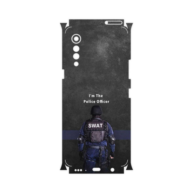 برچسب پوششی ماهوت مدل Police Officer-FullSkin مناسب برای گوشی موبایل ال جی Velvet 5G