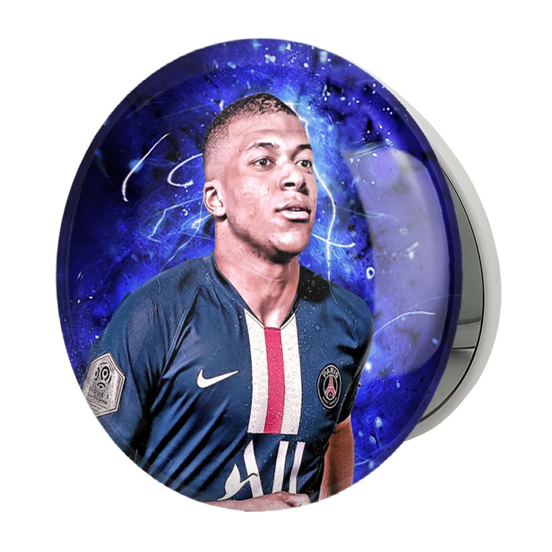 آینه جیبی خندالو طرح کیلیان امباپه مدل تاشو کد 14009 