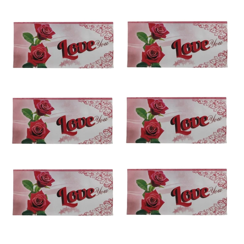 پاکت پول مدل گل گلی 02 کد 007 بسته 6 عددی 