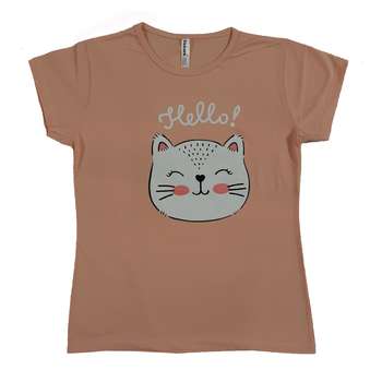 تی شرت زنانه طرح گربه کد 117