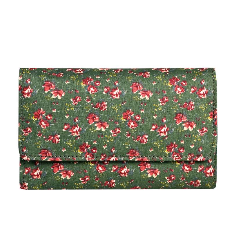 کیف پول زنانه مدل گل گلی کد GRN.8010