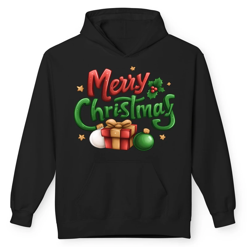 هودی زنانه پاد آفرین مدل کریسمس کد 20 طرح تبریک