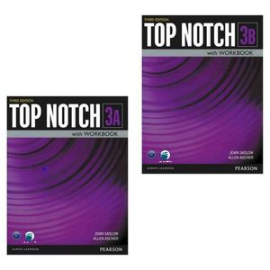 کتاب Top Notch 3 اثر Joan Saslow And Allen Ascher انتشارات دنیای زبان دو جلدی