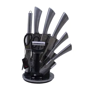 سرویس چاقو آشپزخانه 9 پارچه فلورانس کد 08