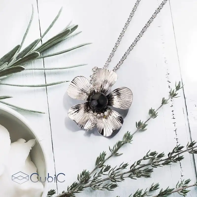 گردنبند زنانه کوبیک مدل QN-101248