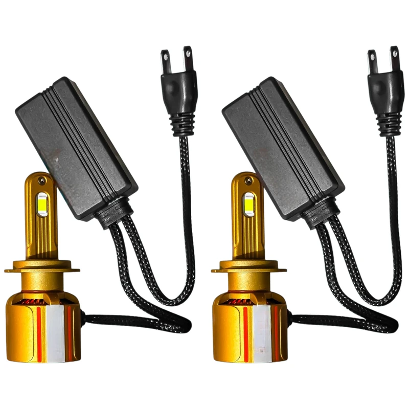 لامپ نور پایین و نور بالا چراغ جلو تک حالته بست یدک مدل یخی کد X19 با پایه H7 مناسب برای پژو پارس و پژو 206 بسته ۲ عددی 