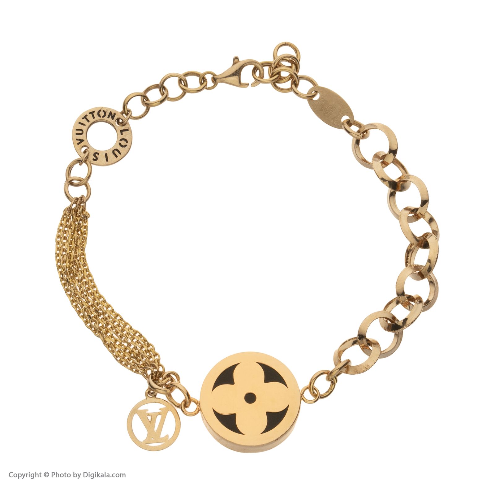 دستبند طلا 18 عیار زنانه مایا ماهک مدل MB1230 -  - 2