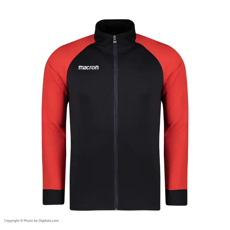 سویشرت ورزشی مردانه مکرون مدل ساشا رنگ مشکی