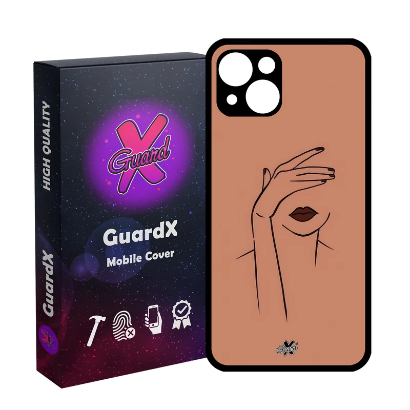 کاور گارد ایکس طرح دختر مدل Glass10636 مناسب برای گوشی موبایل اپل iPhone 13