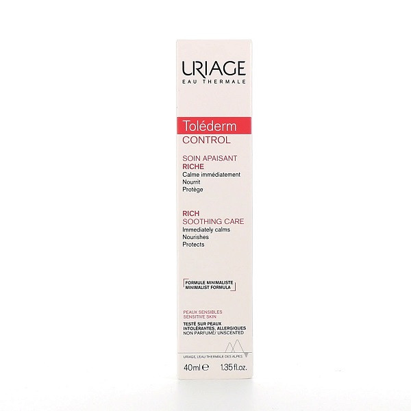 کرم تسکین دهنده اوریاژ مدل Toléderm Control Rich Soothing Care حجم 40 میلی لیتر