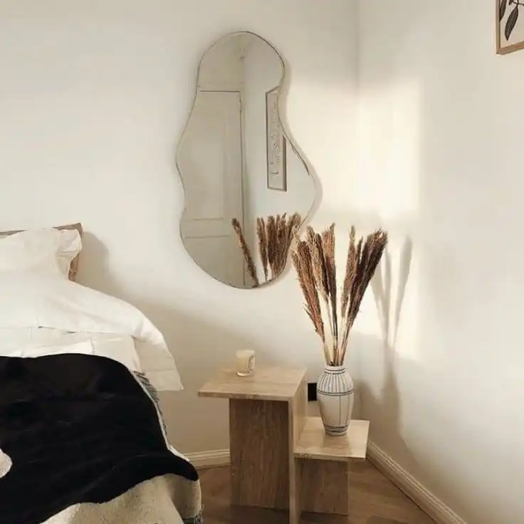 آینه دکوراتیو مدل نامتقارن کد 120