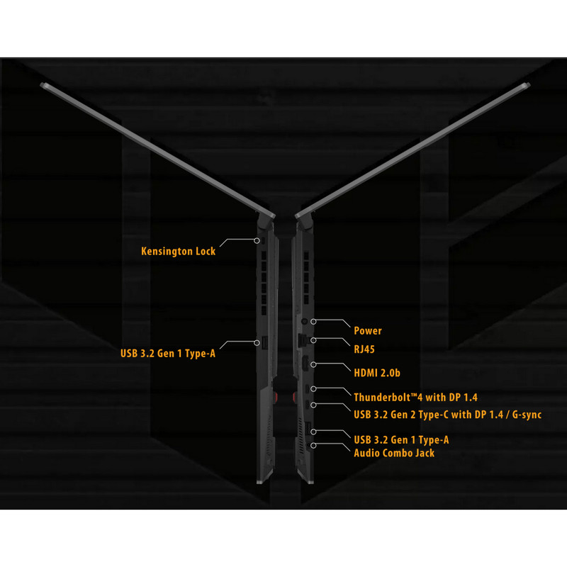 لپ تاپ 15.6 اینچی ایسوس مدل TUF Gaming F15 FX507ZC4-HN231-i7 12700H-16GB DDR4-512GB SSD-RTX3050-FHD