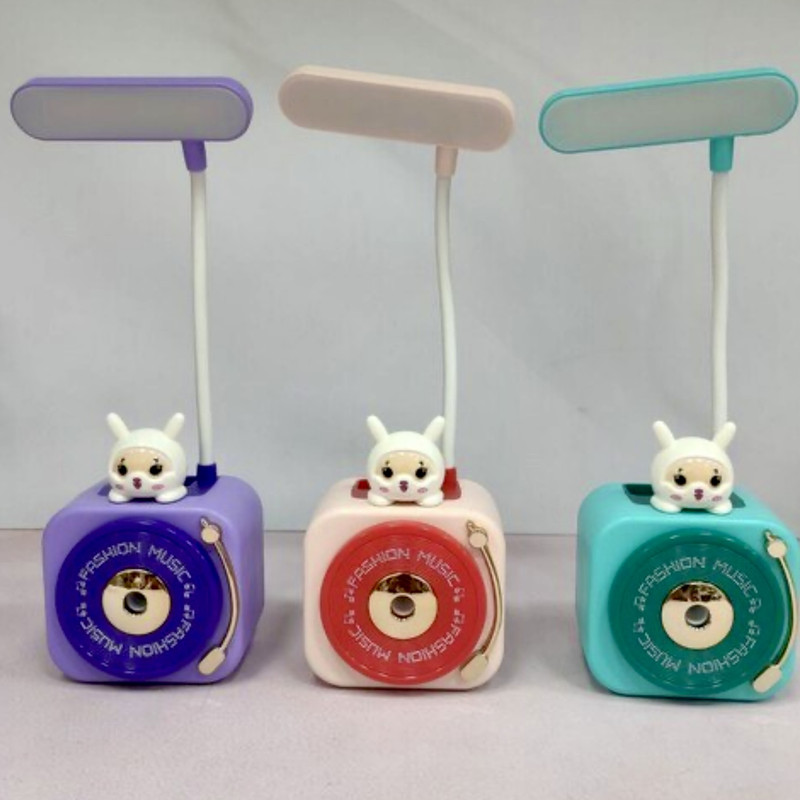 چراغ مطالعه طرح دوربین خرگوشی به همراه جامدادی و تراش