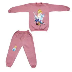 ست سویشرت و شلوار دخترانه مدل سیندرلا