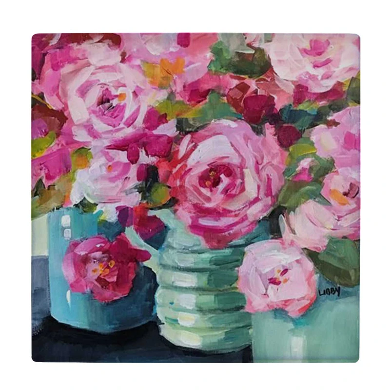 زیر لیوانی طرح گلدان های گل رز کد    4072033_2730