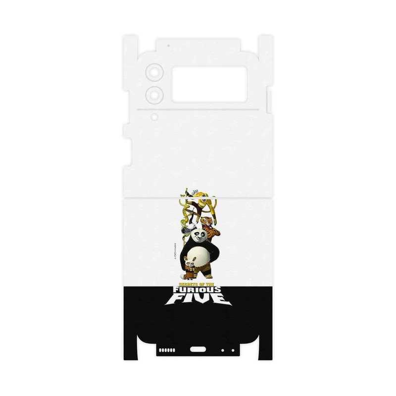 برچسب پوششی ماهوت مدل Kung Fu Panda-FullSkin مناسب برای گوشی موبایل سامسونگ Galaxy Z Flip3 5G