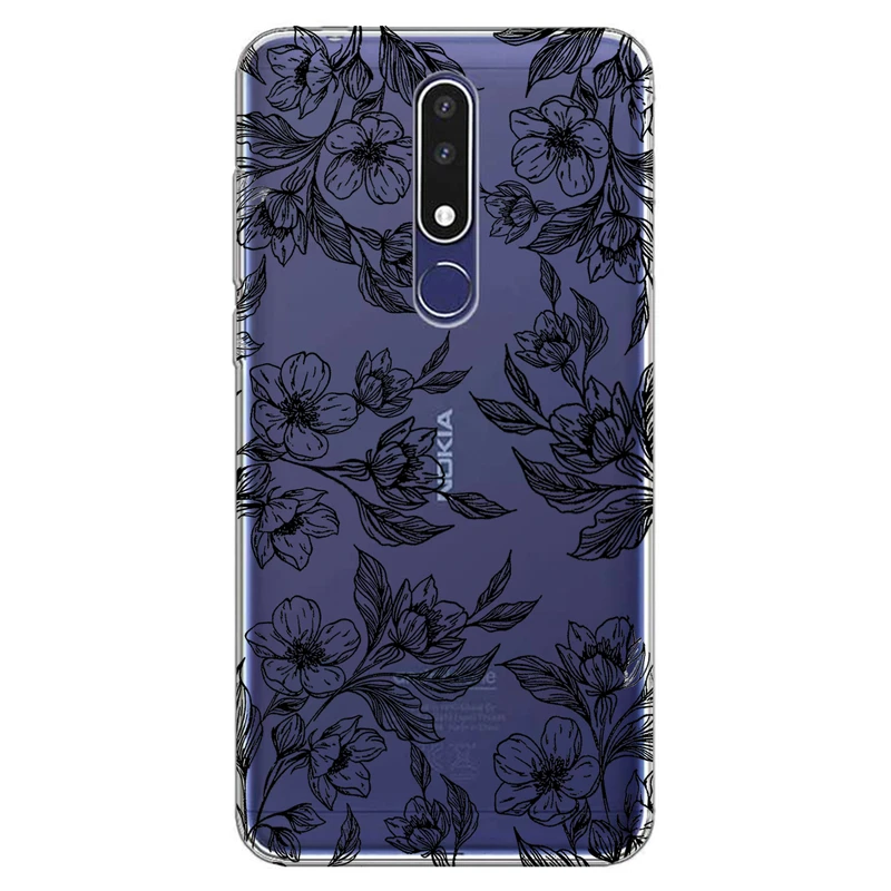 کاور مگافون طرح گل مدل C50-B مناسب برای گوشی موبایل نوکیا 3.1 Plus