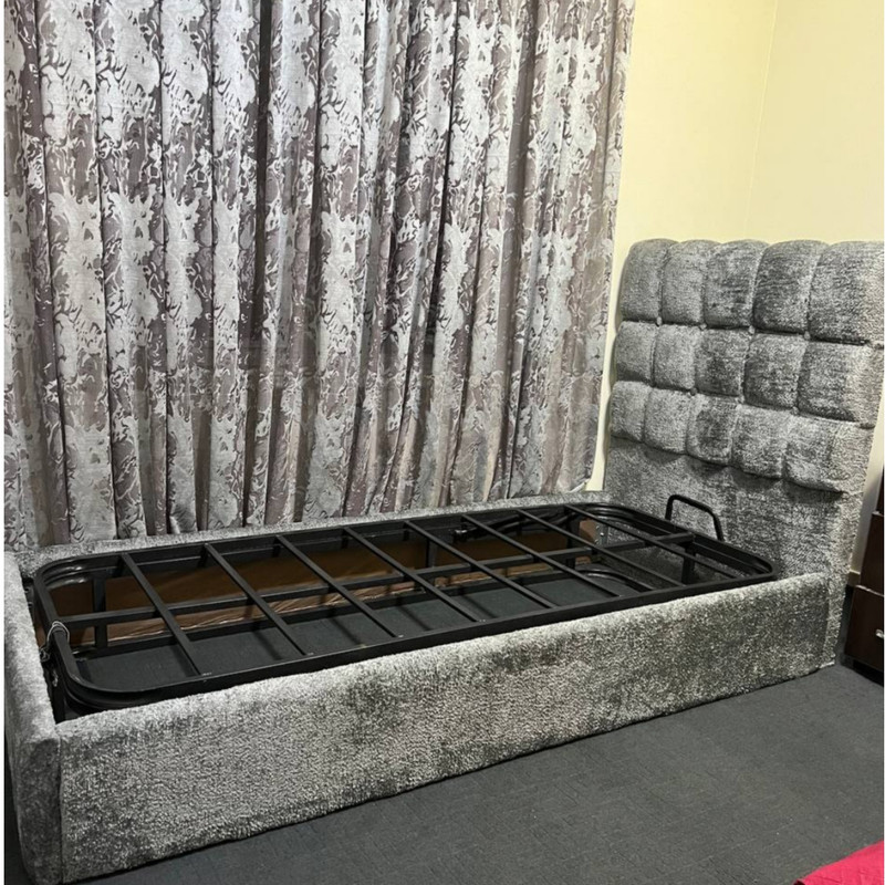 تخت خواب چوبی یک نفره مدل تدی Pofi کد 3090 سایز 200×90 سانتی متر