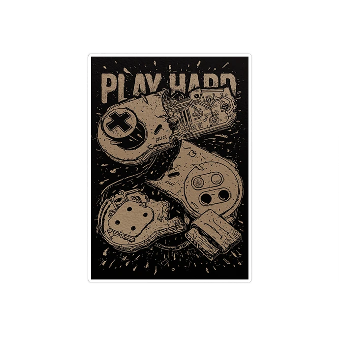 استیکر لپ تاپ ماسا دیزاین طرح game مدل STKJO