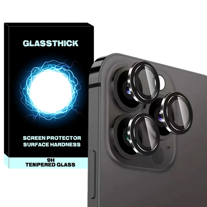 محافظ لنز دوربین گلستیک مدل Ring-Metal-GL مناسب برای گوشی موبایل اپل Iphone 15 Pro Max