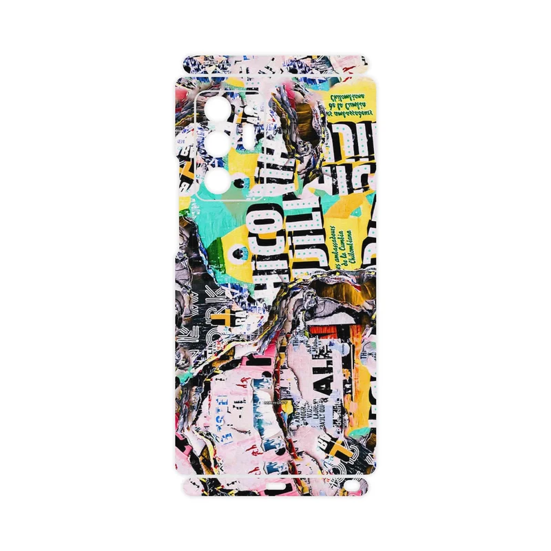 برچسب پوششی ماهوت مدل Collage of Teared Paper-FullSkin مناسب برای گوشی موبایل سامسونگ Galaxy Note 20 Ultra