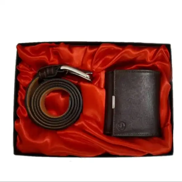 ست هدیه مردانه چرم سون مدل Sn001-gh-s