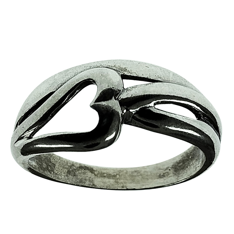 انگشتر نقره زنانه سلین کالا مدل قلب کد 194