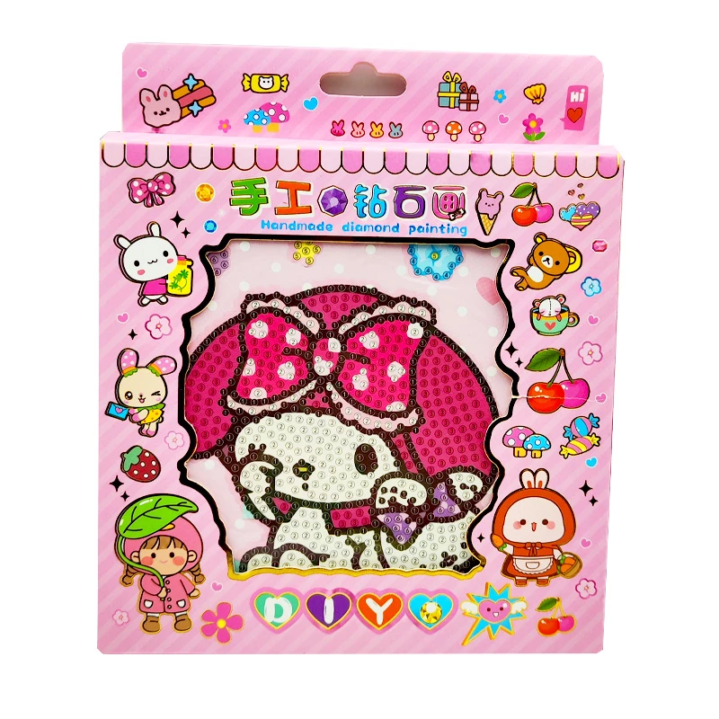 بازی آموزشی مدل نقاشی الماسی قاب دار مای ملودی و عروسک