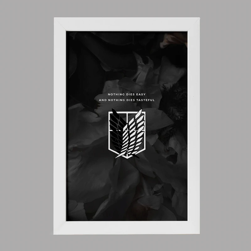 تابلو خندالو مدل انیمه اتک آن تایتان کد F1727