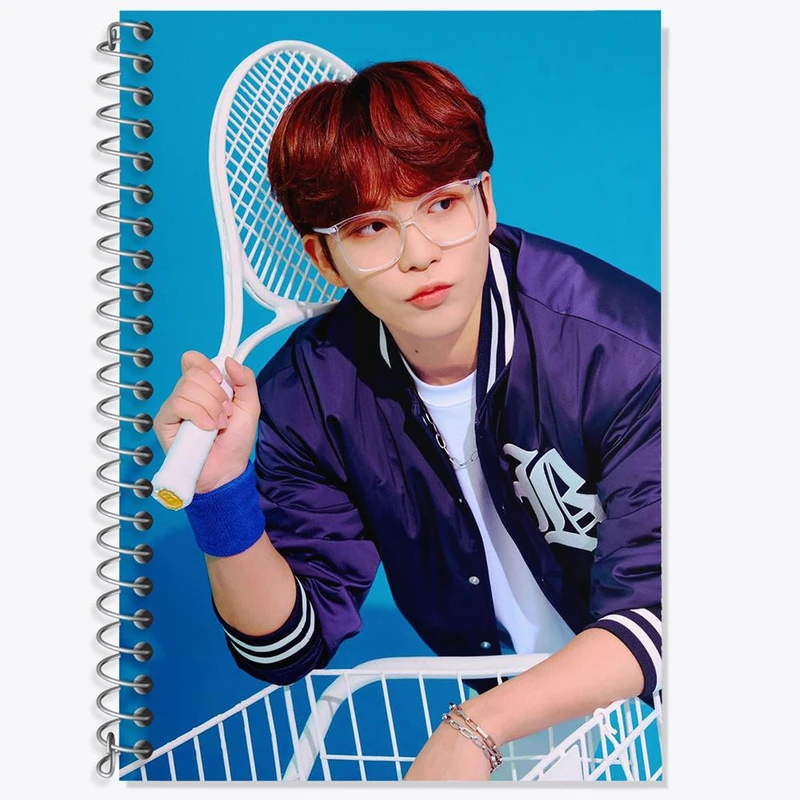 دفتر لغت 50 برگ خندالو مدل جونگهو گروه ایتیز ATEEZ کد 21291