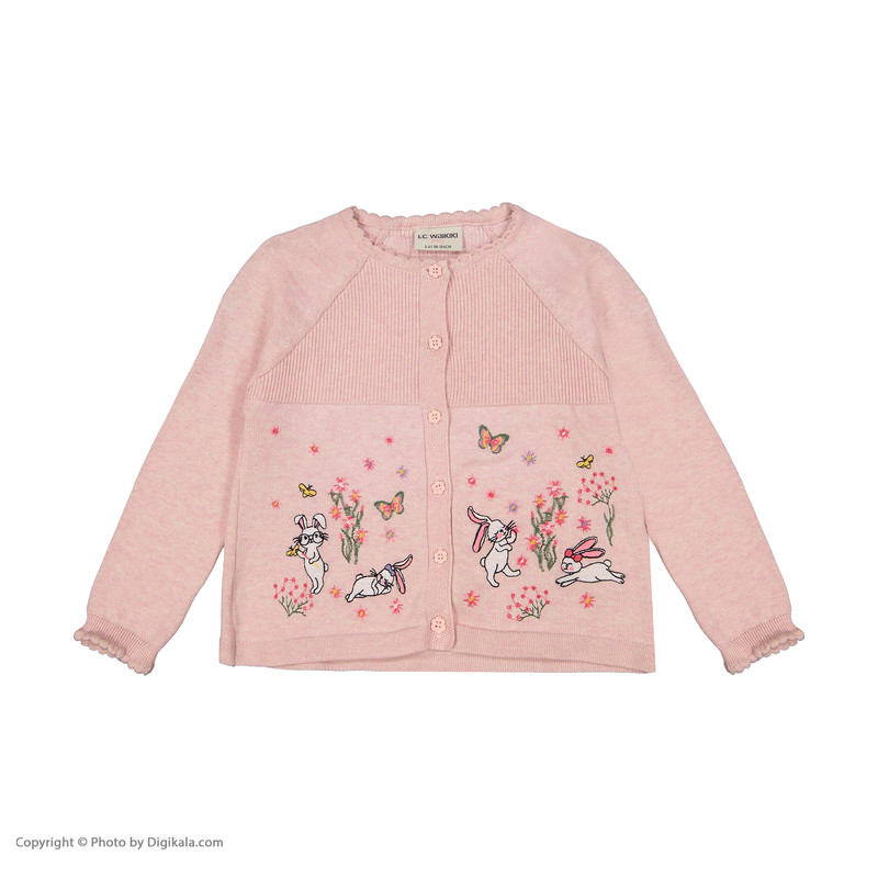 ژاکت دخترانه ال سی وایکیکی مدل 8W0945Z4-373-PINKMELANGE ژاکت دخترانه ال سی وایکیکی مدل 8W0945Z4-373-PINKMELANGE
