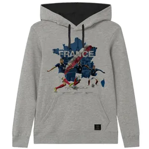 هودی پسرانه 27 مدل France کد V75 رنگ طوسی