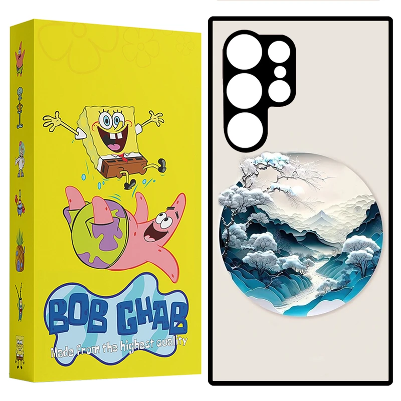 کاور باب قاب طرح طبیعت مدل BCPS23U مناسب برای گوشی موبایل سامسونگ Galaxy S23 Ultra 5G