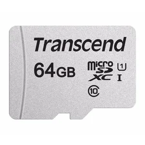 کارت حافظه microSDHC ترنسند مدل 300S کلاس 10 استاندارد UHS-I U1 سرعت 95MBps ظرفیت 64 گیگابایت