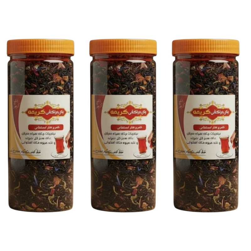 چای مراکشی کریمه - 200 گرم بسته سه عددی 