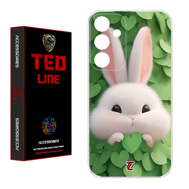 کاور تد لاین طرح خرگوش پشمالو 1109 مناسب برای گوشی موبایل سامسونگ Galaxy A36 / A56