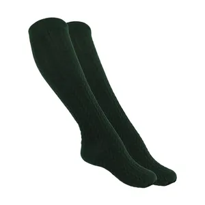 جوراب ساق بلند زنانه مدل زیر زانو طرح گندمی کد SO-56