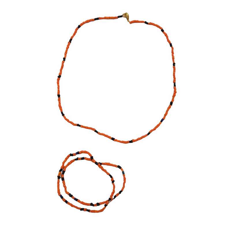 نیم ست دخترانه مدل منجوق ملیله کد 3434