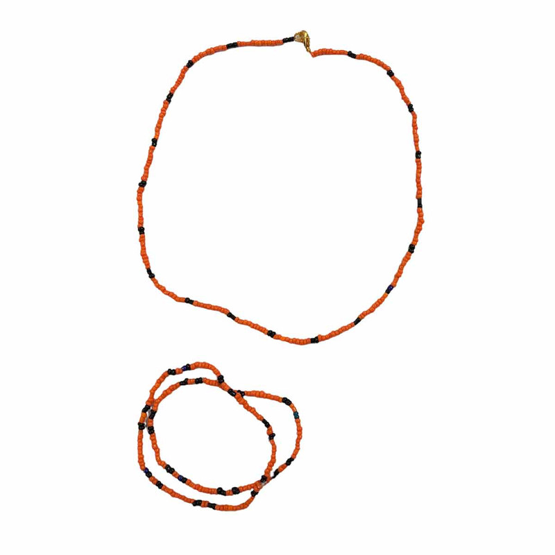 نیم ست دخترانه مدل منجوق ملیله کد 3434