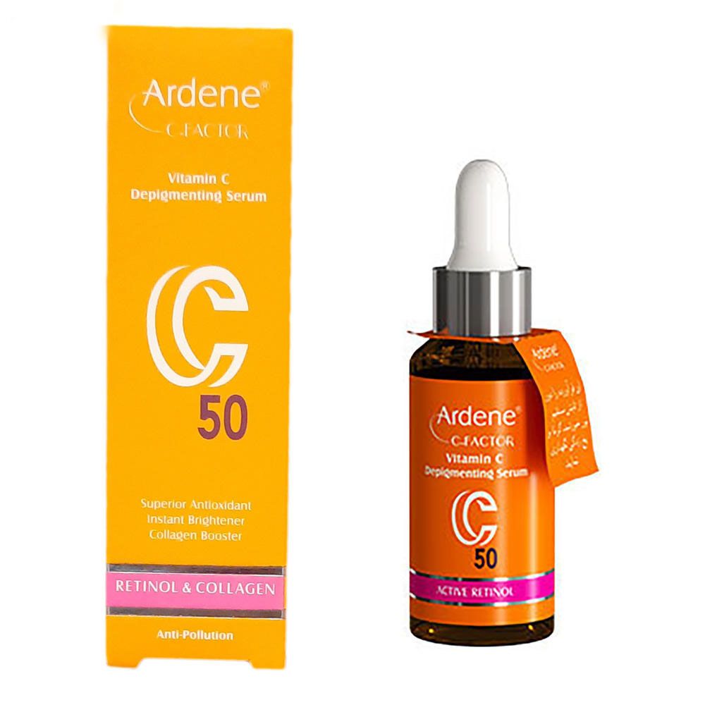 سرم پوست آردن سی فکتور مدل ویتامین C50 حجم 30 میلی لیتر مجموعه 2 عددی -  - 3