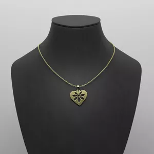 گردنبند طلا 18 عیار زنانه مدوپد مدل قلب کد S2-1-1167